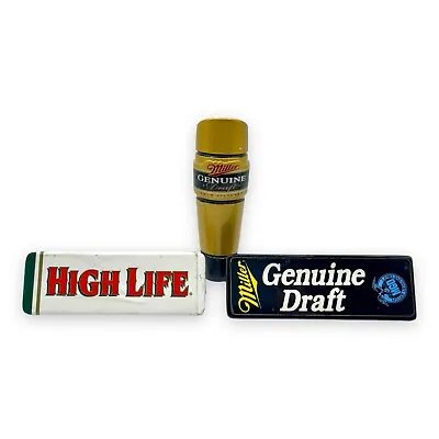 Miller High Life Genuine Gold Beer Tap Handle Draft Pull Keg Beer Pub Man Cave • $24.95