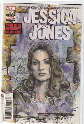 Jessica Jones #11 (2016) David Mack 1st Print Cover ~ Unread Nm • $3