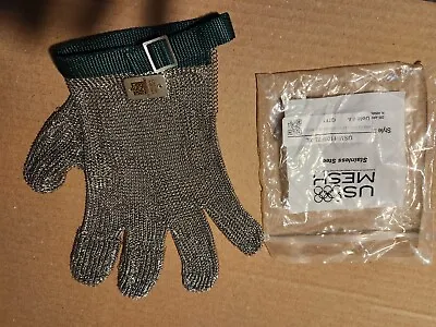 Stainless Steel Metal Mesh Gloves For Meat And Poultry Food Processing XL • $44.50