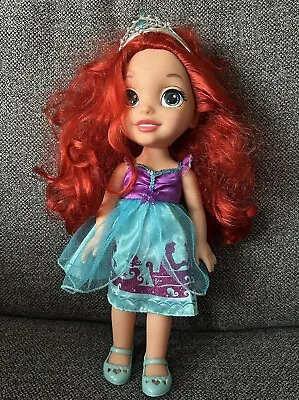 Disney Ariel Little Mermaid 14” My First Disney Princess Doll Crown & Shoes • £13.99