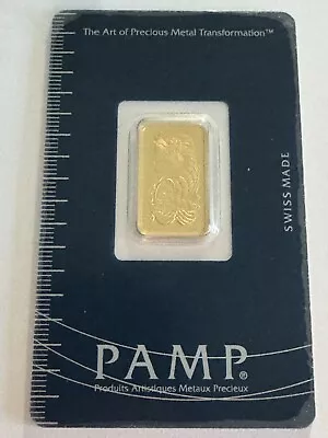 5 Gram Gold Bar - PAMP Suisse - 999.9 Fine In Sealed Assay • $400