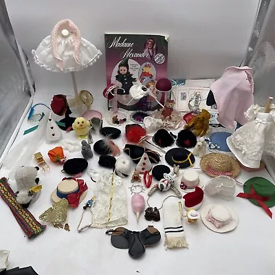 Vintage Madame Alexander Accessories Lot & Retired Outfits Jewelry Hats Etc • $41