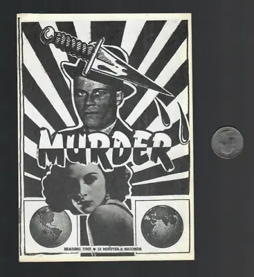 Rare Underground Comic MURDER 1972 San Francisco Comic Book Co. S. Clay Wilson • $45