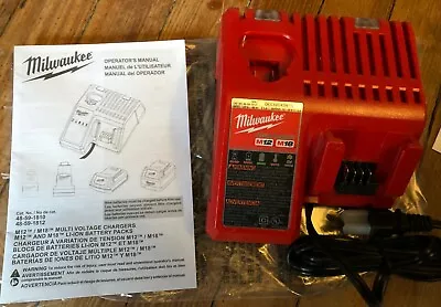 NEW Milwaukee M12 M18 Battery Charger 48-59-1812 Lithium Li-Ion Multi-Volt Combo • $24.50