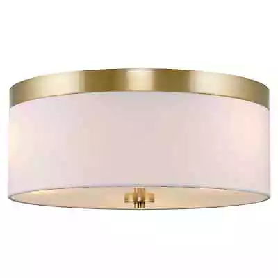 Kira Home Walker 15  Mid-Century Modern 3-Light Flush Mount Ceiling Light • $45.56