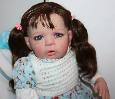 Doll After Photo 63 Cm Blue Eyes For The Actions 2024 • £138.42