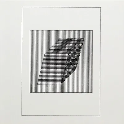 Sol LeWitt | Untitled XX From  Ficciones  | 1984 | Serigraph | Mint Condition • $125