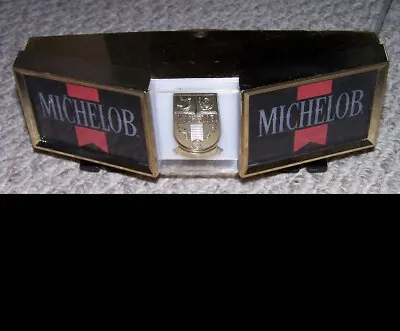 NICE  Vintage Michelob Lighted Bar Top Cash Register Beer Sign With Footpad Base • $44.18