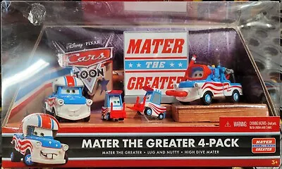 Disney Cars Toon Mater The Greater 4-Pack SEALED HTF • $85