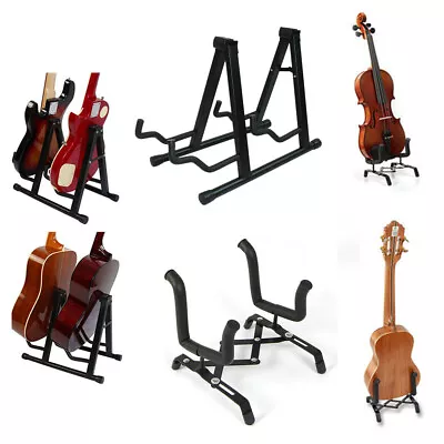 $16.80 • Buy Folding Guitar Stand Holder Ukulele Stand Foldable For Violin Banjo Floor Rack
