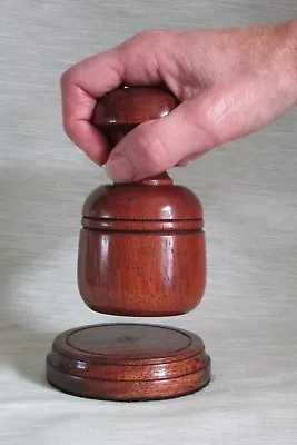 £28.99 • Buy Large Palm Gavel And Block Rosewood Wood Wooden Auctioneer Best Man Masonic