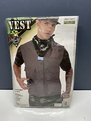 Combat Hero Vest Army Marines Men Halloween Costume One Size • $17.99