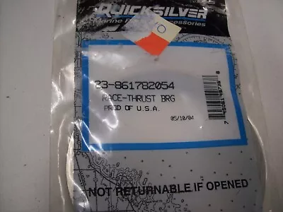 Mercury Quicksilver Thrust Bearing Race 861782054 NOS! Outboard Boat Motor • $19.95