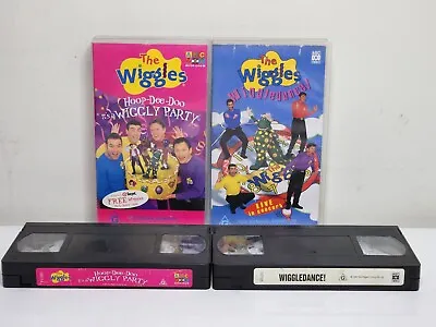 2 X The Wiggles VHS - Wiggledance! And Wiggly Party - ABC • $25
