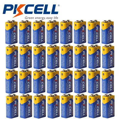 200pcs 9Volt Batteries For Smoke Detectors EN22 6F22 1604AU PP3 Cell Zinc-Carbon • $118.99