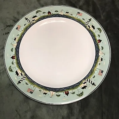 Warren Kimble Coastal Breeze Serving Platter By Sakura 1998 12.5” Diameter • $29.99