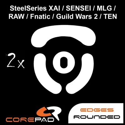 Corepad Skatez SteelSeries XAI Sensei TEN RAW MLG Fnatic Replacement Mouse Feet • $12.99