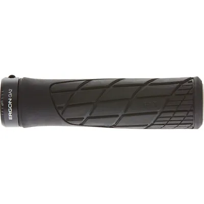 Ergon GA2 Fat Handlebar Grips Blk Lock-On Flangeless 136mm Thick Gripping Range • $28.61