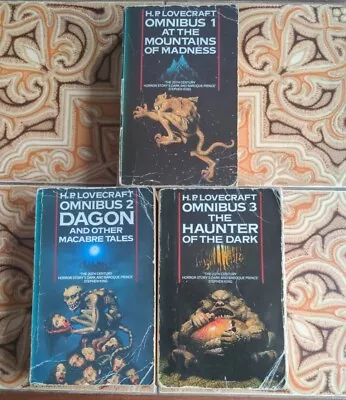 H P Lovecraft Omnibus Complete Set Mountains Of Madness Dagon & Haunter Of Dark • £20