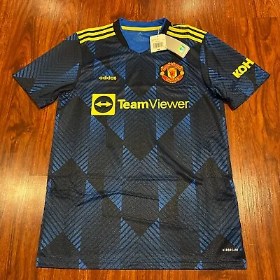 2021-22 Adidas Manchester United Men's Soccer Third Jersey Medium M Man U • $38