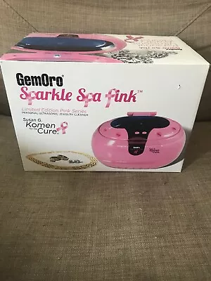 Gemoro Ultrasonic Cleaner Sparkle Spa Pink (Discontinued And Very Rare) • $89.98