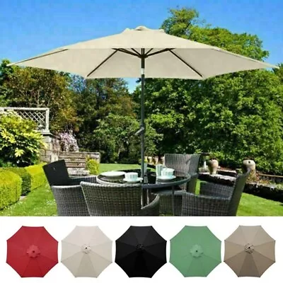 9ft Garden Patio Umbrella Replacement Sunshade Canopy Umbrella Cover Waterproof • $19.99