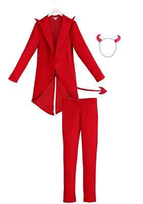 $46.98 • Buy Adult Red Suit Devil Costume