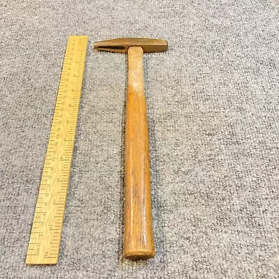 Vintage Tack Hammer Split Head Nail Puller 11  Wood Handle • $8