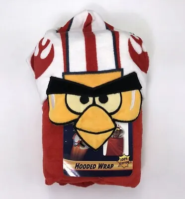 £13.44 • Buy NWT Angry Birds Star Wars Luke Skywalker Hooded Wrap Kids Beach Towel Bath