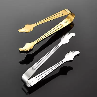 Stainless Steel Cocktail Tongs Wing Shape Ice Cube Tong Small Serving Utensil • $8.19
