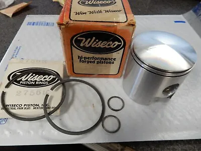 NOS Wiseco Incomplete Piston Set W/ Circlips Rings Fits: Bultaco 250 Astro 415PS • $120.99
