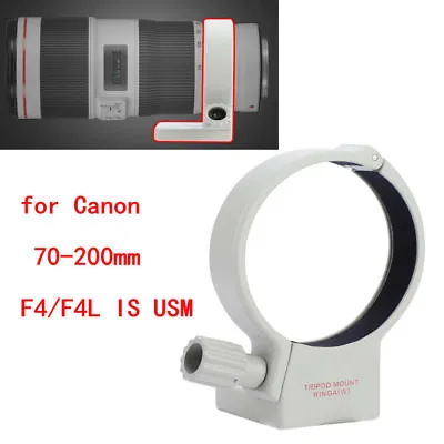 £10.37 • Buy Portable Tripod Mount Collar  For  EF 70-200mm F/4L IS USM Camera Lens