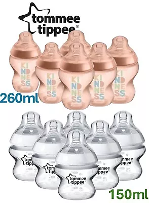 Tommee Tippee Fiesta Closer To Nature Baby Bottles Slow Flow 260ml Anti-Colic • £10.99