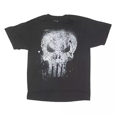 MARVEL Punisher Mens T-Shirt Black L • £10.99