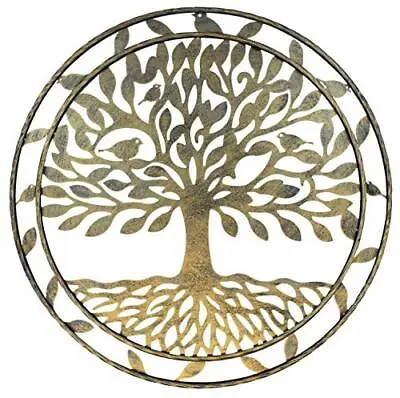 Old River Outdoors Large Metal Tree Of Life Wall Decor Art - 23 1/2  Rustic P... • $84.11