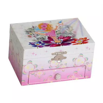 Ashley Musical Ballerina Fairy And Flowers Jewelry Box For Girls • $26.98