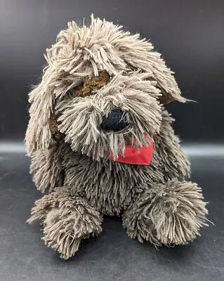 Mary Meyer 15” Shaggy Dog Plush Brown Furry Stuff Animal LLBean Bandana • $14.99