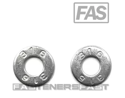 (100) 1/4  316 Stainless Steel Flat Washer 316 MARINE GRADE (100 PCS) • $11.43