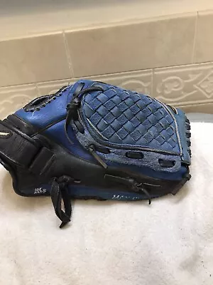 Mizuno GPP-1150Y1 Blue Fully Broken In 11.5” Baseball Softball Glove Right Throw • $55