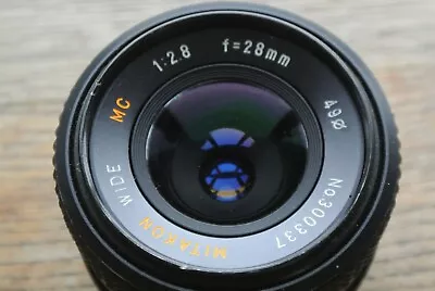  Mitakon WIDE  MC 28mm 1:2.8 Pentax K Mount Lens NICE • £17.99