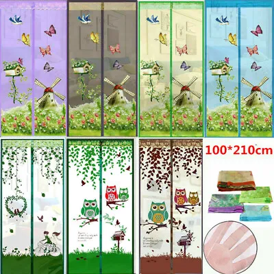 £9.98 • Buy MAGIC Door Net Bug Magnetic Mosquito Fly Insect Mesh Guard Curtain Screen UK
