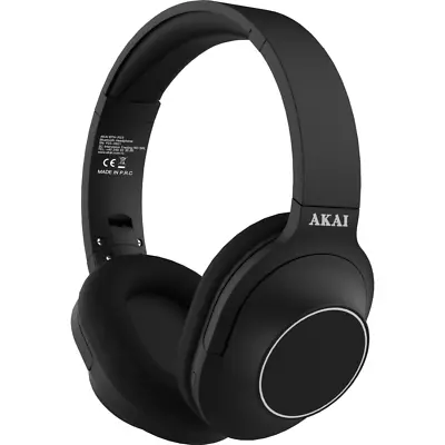 Akai BTH-P23 Headphones Bluetooth-Black & Stylish Over-Ear High Quality Sound • $34.65