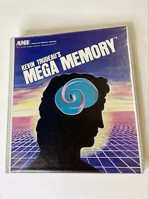 Vintage Kevin Trudeau’s Mega Memory 8 Cassette Tapes And Binder • $7