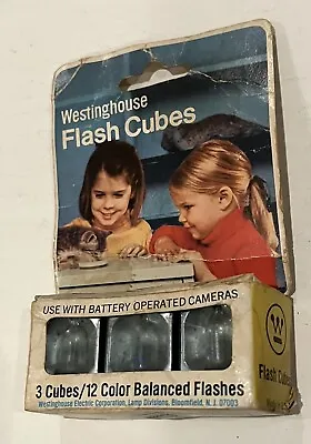 Westinghouse Flash Cubes 3 Pack Vintage Camera Accessory In Package • $14