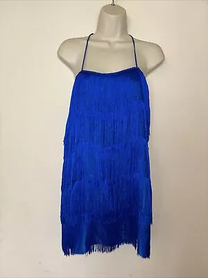 Mini Fringed Party Cocktail Dress Size Small • £5