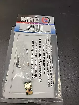 MRC N Gauge DCC Diesel Sound Decoder. 1808 Kato SD80 • $40