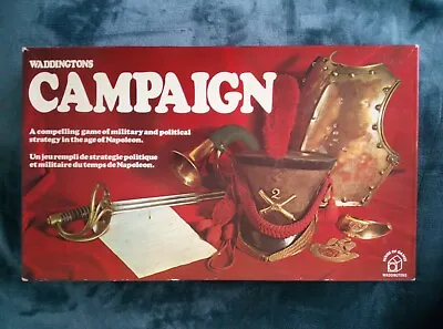 £10.75 • Buy Vintage Campaign Board Game (Gibson's Games 1976) - Complete 