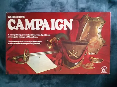 Vintage Campaign Board Game (Gibson's Games 1976) - Complete  • £10.75