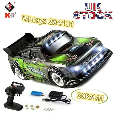 WLtoys 2.4G RC Car RC Car 30KM/H Metal Chassis 4WD Electric For Kids Outdoor Toy • £50.99