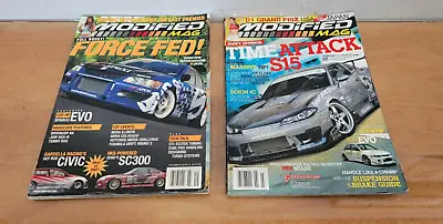 Modified Mag Magazines - Lot Of 2 - September 2004 March 2006 Evo Civic Scion TC • $24.90